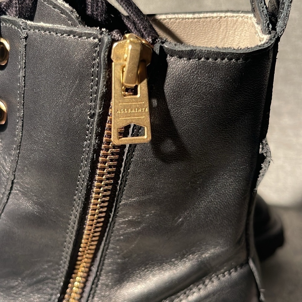 All Saints Tori Leather Boots. NEW - Picture 7 of 13